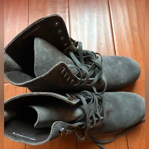 John Varvatos Brown Leather Boots